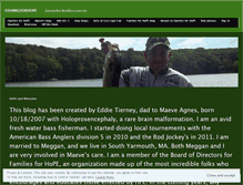 Tablet Screenshot of fishingforhope.wordpress.com