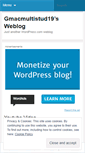 Mobile Screenshot of gmacmultistud19.wordpress.com