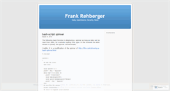 Desktop Screenshot of frehberg.wordpress.com