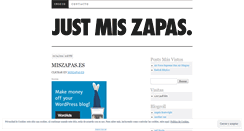 Desktop Screenshot of miszapas.wordpress.com