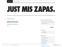 Tablet Screenshot of miszapas.wordpress.com