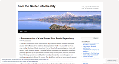 Desktop Screenshot of fromthegardenintothecity.wordpress.com