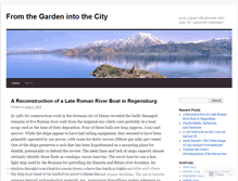 Tablet Screenshot of fromthegardenintothecity.wordpress.com