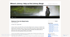 Desktop Screenshot of johnsleigh.wordpress.com