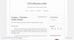 Desktop Screenshot of evariyanty.wordpress.com