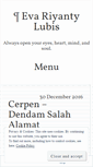 Mobile Screenshot of evariyanty.wordpress.com