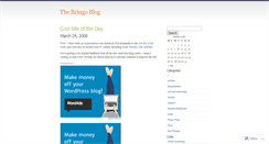 Desktop Screenshot of bringo.wordpress.com