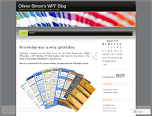 Tablet Screenshot of oliviersimon.wordpress.com