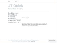 Tablet Screenshot of jtquick.wordpress.com