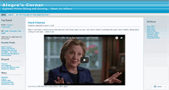 Desktop Screenshot of alegrescorner.wordpress.com