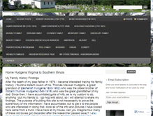 Tablet Screenshot of hudgensillinois.wordpress.com