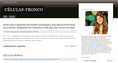 Desktop Screenshot of celulastroncojg.wordpress.com