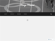 Tablet Screenshot of carynmaconi.wordpress.com