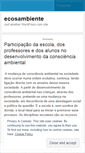 Mobile Screenshot of ecosambiente.wordpress.com