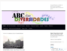 Tablet Screenshot of abcdasdiversidades.wordpress.com