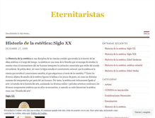 Tablet Screenshot of eternitaris.wordpress.com