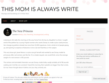 Tablet Screenshot of momisalwayswrite.wordpress.com