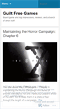 Mobile Screenshot of guiltfreegames.wordpress.com