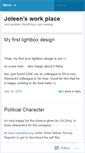 Mobile Screenshot of joleenwork.wordpress.com