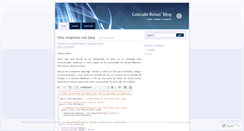 Desktop Screenshot of gonzalorosas.wordpress.com
