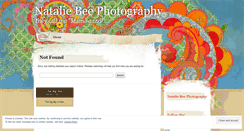 Desktop Screenshot of nataliebeephotography.wordpress.com
