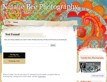 Tablet Screenshot of nataliebeephotography.wordpress.com