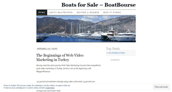 Desktop Screenshot of boatsales.wordpress.com