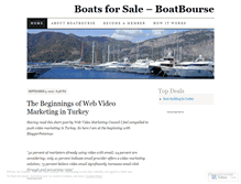 Tablet Screenshot of boatsales.wordpress.com