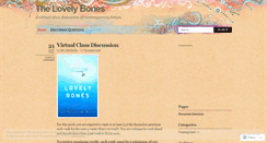 Desktop Screenshot of mhslovelybones.wordpress.com
