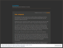 Tablet Screenshot of evenshine.wordpress.com