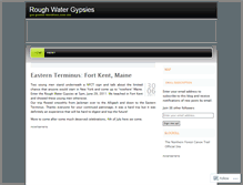Tablet Screenshot of canoegypsies.wordpress.com