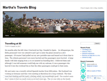 Tablet Screenshot of marthatravels.wordpress.com