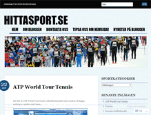 Tablet Screenshot of hittasport.wordpress.com