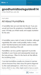 Mobile Screenshot of goodhumidtoolsguides614.wordpress.com