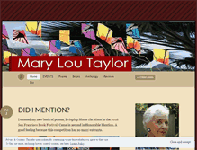 Tablet Screenshot of maryloutaylor.wordpress.com