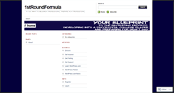 Desktop Screenshot of 1stroundformula.wordpress.com