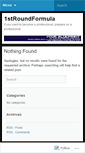 Mobile Screenshot of 1stroundformula.wordpress.com