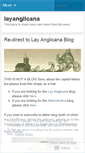 Mobile Screenshot of layanglicana.wordpress.com