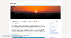 Desktop Screenshot of pobx.wordpress.com