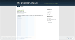 Desktop Screenshot of dwellingcompany.wordpress.com