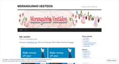 Desktop Screenshot of moranguinhovestidos.wordpress.com