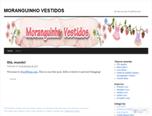 Tablet Screenshot of moranguinhovestidos.wordpress.com