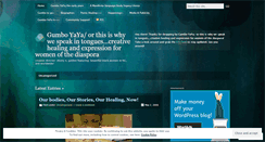 Desktop Screenshot of iamnotaproject.wordpress.com