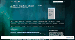 Desktop Screenshot of ilovehighpointchurch.wordpress.com