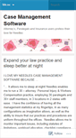 Mobile Screenshot of casemanagementsoftware.wordpress.com