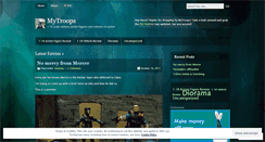 Desktop Screenshot of mytroops.wordpress.com