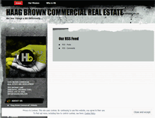 Tablet Screenshot of haagbrown.wordpress.com