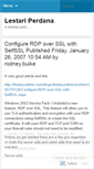 Mobile Screenshot of lestariperdana.wordpress.com