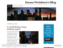 Tablet Screenshot of emmaweinbren.wordpress.com