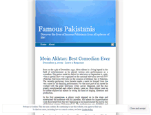 Tablet Screenshot of pakistanpeople.wordpress.com